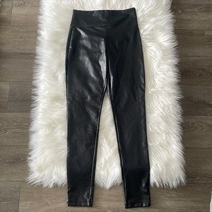 Size small garage leather leggings